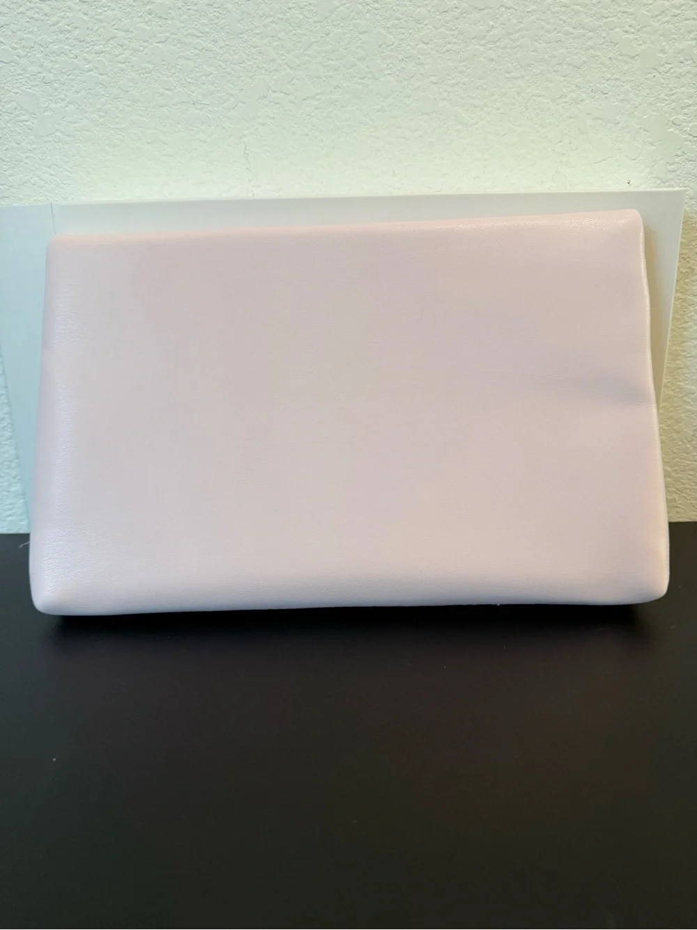 Dior Beauty Pink Embossed Logo Cosmetic Pouch Makeup Bag w/ Original Box
